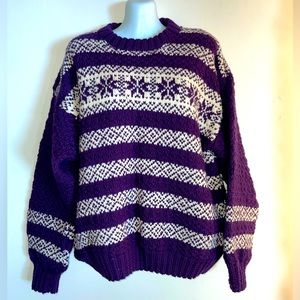 Vintage heavy knit sweater